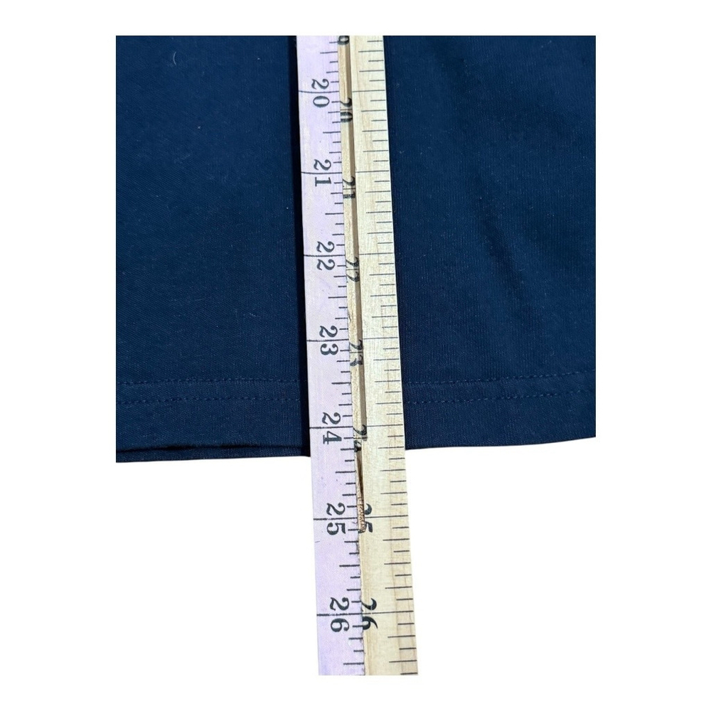 Abercrombie Kids Shirt Youth 15/16 Navy Blue Long Sleeve Crew Neck Logo Top - Picture 3 of 7